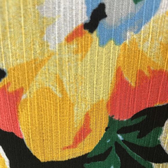 Club Monaco Coran Floral Flutter-Sleeve Cutout Midi Dress Size 8 - Picture 9 of 12